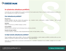 Tablet Screenshot of codexisonline.cz